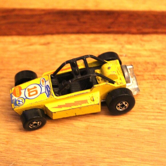 Vintage 1975 Hot Wheels Yellow #10 Rock Buster Hong Kong Diecast Metal - Picture 2 of 6